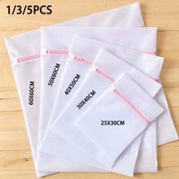 1/5PCS Bra Underwear Products Zippered Mesh Laundry Bags Baskets Household Cleaning Tools Accessories Laundry Care Storage Bag