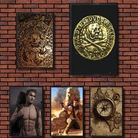 game Historical Secrets Uncharted Poster HD Art Wall Waterproof Home Living Room Bedroom Bar Aesthetic Decoration
