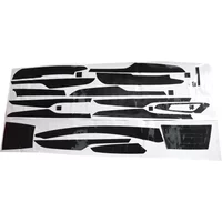 For BMW F15 2014-2018 Interior Stickers Carbon Fiber Glossy Modern Style For 2016 2017 2018 Special Film