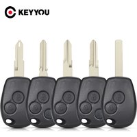 KEYYOU Free Shipping For Renault Duster Modus Clio 3 Twingo DACIA Logan Sandero Kangoo For NISSAN ALMERA 2 Buttons Car Key Case