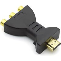 HD 1080P RCA AV To HDMI-compatible Composite Adapter Converter HDTV2AV Audio Video Cable HDTV To AV Adapter For TV BOX Projector