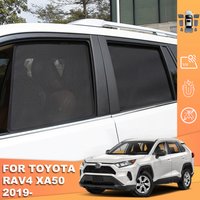 For Toyota RAV4 XA50 2019-2024 Rav 4 Magnetic Car Sunshade Shield Front Windshield Curtain Rear Side Baby Window Sun Shade Visor