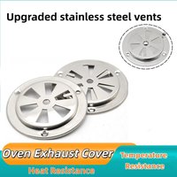 1PC Edelstahl Air Vent BBQ Grill Auspuff Lüftungsschlitze Ofen Herd Runde Kanal Vent Einstellbare Ersatzteile