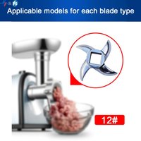 Meat Grinder Blade Type 5/8/10/12/22/32 Meat Cutter Blade Stainless Steel Cross Blade Turtle Back Knife Knife Cutter Replacement