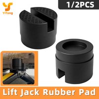 Yitong 1/2PCS Car Jack Rubber Pad Universal Floor Jack Stand Rubber Protector Block Anti Slip Vehicle Lifting Support Accessorie