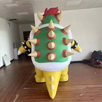 2M Dragon Turtle Mascot Inflatable Giant Costume Cartoon Monster Adult Cosplay Halloween Advertising Carnival Performance Props