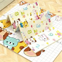 New Cartoon Double-sided Baby Folding Crawling Activity Mat Kids Waterproof Crawling Game Carpet Children's Carpet Soft Foam Pad