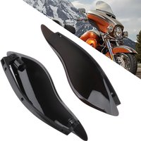For Harley Touring Electra Street Tri Glide CVO 14-22 Motorcycle Smoke Air Deflector ABS Side Wing Adjustable Windshield Fairing