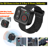 Kingma 50M/164ft Wristband Wireless Remote For DJI OSMO360/ACTION 6 5pro 4 Bluetooth Remote Control For DJI accessories