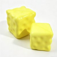 Cross-border explosion wholesale square Big Mac large cheese Vaseline plastic slow rebound decompression toy