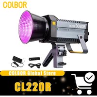 COLBOR CL220R 200W COB LED Video Light Bowens Mount Photography Lighting for Video Recording Outdoor Shooting
