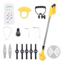 Cordless Foldable String Trimmer Fit For Makita 21V Battery Weed Wacker LED Display Auto Electric Weed Eater Battery Powered