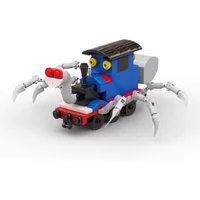 MOC Choo-Choo Charles Thomas EXE Horror Train Monster Building Block Set Reative Game Actionc Cartoon DIY Brick Toy Kids Gift