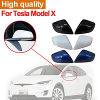 NEW Rearview Mirror Cover Bottom Base Housing Exterior Side Door Shell For Tesla Model X 2015-2021 Left Right Caps Replacement
