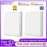 Aqara Wall Switch D1 Zigbee Smart Wireless Light Button Remote Control Compatible with Mijia App HomeKit WiFi