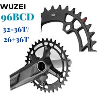 Plateau VTT 96BCD, 32T, 34T, 36T, adapté pour Shimano Safe100, M5100, M8000, M9000, 8-12S, accessoires de vélo