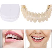 Boxed Resin Denture Upper Lower Teeth Full Mouth S/M/L Size Preformed Dentition Oral Care Teaching Model
