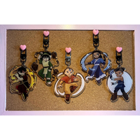 ATLA character keychain, anime cosplay gift