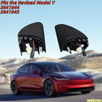 Applicable to Tesla Facelifted Model Y - Door Interior Panel A-Pillar Speaker Cover, Part No. 3641644 / 3641645