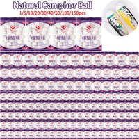 Natural Camphor Ball Wardrobe Shoe Odor Removal Insect-resistant Mothball Wardrobe Mildew Mothproof Pills Drawer Deodorizer
