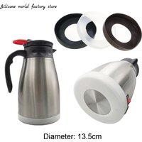 Silicone world 13.5CM Silicone Cup Bottom Protective Cover Insulation pot Wear Resistant Shatter Resistant Bottom Cover Coaster