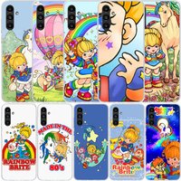 R-Rainbow Cute Brite Cover for Samsung Galaxy A17 A37 A57 A16 A26 A36 A56 A15 A14 A55 Phone Case A13 A53 A25 A35 A24 A34 A23 A33