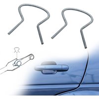 2x Car Door Window Crank Clip Metal Retainer Roll Up Retaining Winder Handle Clips Car Hooks Accessories
