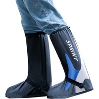 AliExpress NONE Motorcycle High Tube Rain Boots Waterproof Reflective Non-Slip Footwear Motorbike Cycling Bike Reusable Protection Accessories