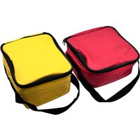 Yellow/ RedPortable Protective Soft Bag Kit Bag For Total Stations Prism Tribrach Kit Set