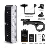 AliExpress CYCLAMI XOSS XL-3000 9000mAH Bicycle Headlight Strip Super Light Aluminum Alloy Hanger Mount MTB Road Bike Front Lamp XL 3000 Lumens