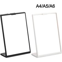 Acrylic Panel Wine Catalog Menu Display Stand A4 A5 A6 Desktop Ornament Table Card Sign Holder Transparent