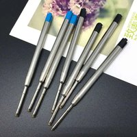 10/20/30/40pcs Ballpoint Pen Refills For Parker Pens Medium Point Blue Black Ink Rods For Writing Office Stationery