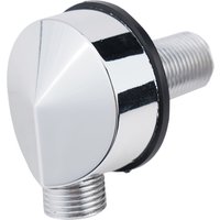 1pcs Shower Elbow Outlet Connector For UK Standard 1/2 Inch Plastic Shower Systems PVC Connection Female Outlet Hose Connector
