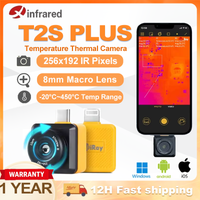 InfiRay T2S Plus Thermal Camera for Phone TypeC & Lightning Port PCB Circuit Repair Adjustable lens Infrared Thermal Imager