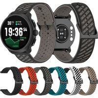 Two-Tone Silicone Strap 22mm For Suunto RACE 2 S/Run/Ocean/Vertical Replacement Band For Suunto 5 9 Peak Pro Wristband Bracelet