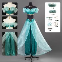 Role playing costumes, adult performance costumes, Christmas ladies' birthday party costumes, Carnival Jasmine Princess dresses