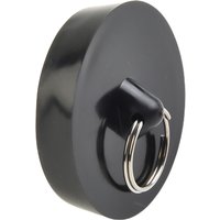 Replacement New Practical High-Quality Materials Rubber Stopper Rubber Sink Plug 38-45mm Black With Hanging Ring