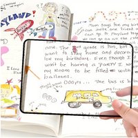 3X Book Reading magnifier 18x12cm Page Magnification Convinient A4 Flat PVC Magnifier Sheet Magnifying Reading Glass Lens