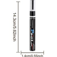 Black Car Button Touch Up Paint Pen Interior Scratch Repair Pen For Steering Wheel Dashboard Plastic Parts Renewal