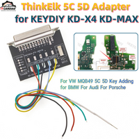 For KEYDIY KD-MAX KD-X4 ThinkElk 5D 5C Adapter Adding Key Add 5C 5D Key For VW MQB49 for BMW/Audi/Porsche Model Compatibility