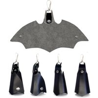 Neutral style men's and women's key ring pendant with Halloween bat wing handmade accessory-simple and unique key ring accessory