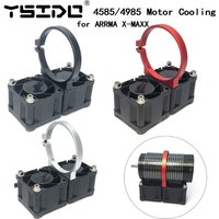 YSIDO 4985 1717 1/8 1/5 Brushless Motor Cooling Fan 4028 High Speed Ajustable Mount for Hpbbywing 4985 Traxxas X-MAXX ARRMA