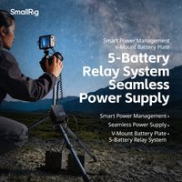 SmallRig Intelligent Power Management V-Mount Battery Adapter Plate Multi-Input Smart Power 100W 5653
