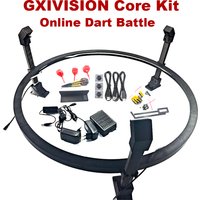 GXIVISION Core Kit For Autodarts Compatible DIY Hardware Set Including Microcomputer+3PCS Cameras+Holder+Dart LED Light Ring+Dar
