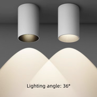 Surface Mounted Anti-Glare 9W 12W 15W 18W 21W LED Downlights Epistar Chip Dimmable COB Ceiling Lamps Spot Lights AC85-265V