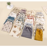 String Diaper Bag Cute Cartoon Print Baby Disposable Diaper Storage Bag Handbag Baby Boys Girls Bottle Trolley Hanging Bag New