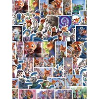 AliExpress 10/30/65pcs Disney Movie Zootopia 2 Cartoon Graffiti Stickers Cute Judy Nick Decals DIY Notebook Laptop Bike Funny Anime Sticker