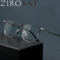 ZIROSAT 9009T lunettes optiques pur titane monture complète lunettes de Prescription Rx hommes lunettes pour lunettes masculines