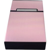 Ultra Thin Solid Color Cigarette Case Pocket Size Large Capacity Cigarette Case for Home & Business Occasions