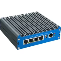 H1 Fanless Mini PC Intel Celeron J4125/J5040/N5100/J6412/N100 4x 2.5G LAN HDMI, ESXi PfSense Firewall